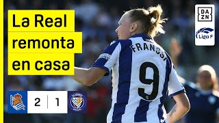 Real Sociedad vs FC Levante Badalona 21  Resumen y goles  Highlights Liga F [upl. by Itnava557]