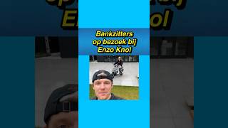 😯🛵 Bankzitters op bezoek bij Enzo Knol enzoknol bankzitters [upl. by Annahsed536]