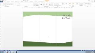 Flyer erstellen in Microsoft Word HD Tutorial German Deutsch [upl. by Mylander]