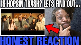 first time reacting to hopsin  first time hearing ill mind of hopsin 8  live music review [upl. by Janela885]