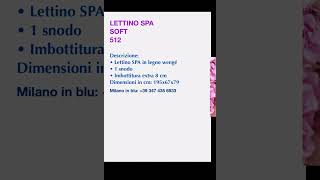 LETTINO SPA SOFT 512 [upl. by Asira]