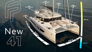 The New 41 from every angle  detailed video presentation  Fountaine Pajot [upl. by Onitrof348]