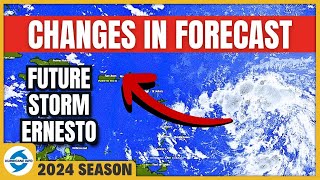 PCT 5 Future Tropical Storm Ernesto will pass over the Lesser Antilles and closer to Puerto Rico [upl. by Consuela]