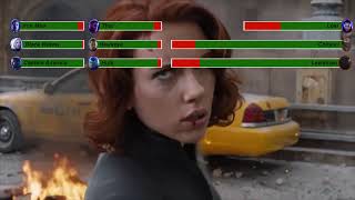 The Avengers Final Battle with healthbars 46 Edited By GabrielD2002 [upl. by Ecaj321]