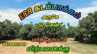 No106 இயற்கை எழில் சூழ்ந்த ECR கடப்பாக்கம் அருகே அழகிய மாந்தோட்டம் 50சென்ட் விற்பனைக்கு 👉8428892889 [upl. by Lasko]