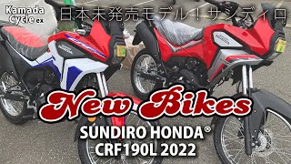 おススメ新車！SUNDIRO HONDA CRF190L [upl. by Anohr]