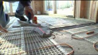 ThermoSoft Radiant Floor heating on DIY  10 Grand in Your Hand [upl. by Nhguavad368]