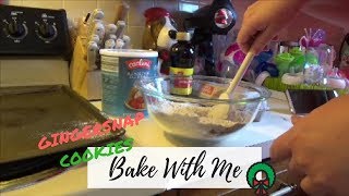 Indulgent Gingersnap Cookie Recipe  Bake With Me  Sykes Fam [upl. by Baniez607]