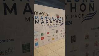 NIVEUS MANGLORE MARATHON kit collection marathon vlog shotsyoutubeshortsviralvideo [upl. by Phemia]