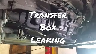 Toyota Gen3 transfer box front shaft oil seal leaking Full Video [upl. by Harrak]