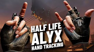 Half Life Alyx With ONLY HAND TRACKING  Quest 3 Steam Link Gameplay [upl. by Aitrop]