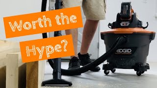 First FullSize CORDLESS Vac  EVERYTHING you need to know about RIDGID’s new 18V shop vac [upl. by Nerty]