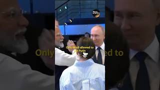 Only Modi allowed to touch Putin 😂 [upl. by Eidnim173]