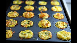 Mini Quiche Recipe  Add A Pinch [upl. by Hsina]