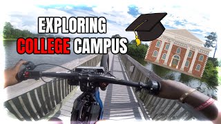 BIG JUMPS ON A COLLEGE CAMPUS  SURRON ADVENTURES [upl. by Nidroj10]