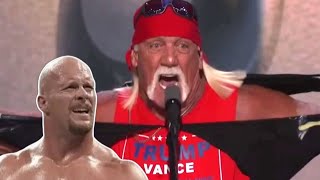 Stone Cold Steve Austin REACTS to Hulk Hogan voting for Donald Trump [upl. by Adnuahsor]