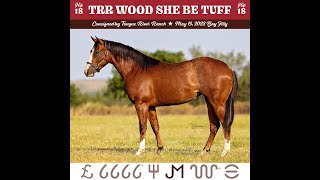 2024 Return to the Remuda Sale Hip 18 TRR Wood She Be Tuff [upl. by Sissie]