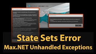 State Sets Error and Max NET Unhandled Exceptions  How to fix it [upl. by Si]