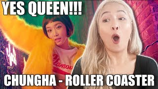 CHUNGHA 청하  ROLLER COASTER REACTION VIDEO [upl. by Anailil]