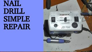 JD700 Nail Drill Repair and Inside [upl. by Illek]