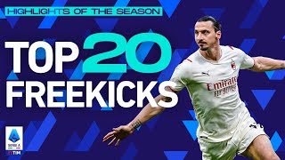 Top 20 freekick goals  Highlights of the Season  Serie A 202122 [upl. by Karolyn]