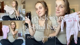 What you actually need in your hospital bag minimalist edition [upl. by Reste]