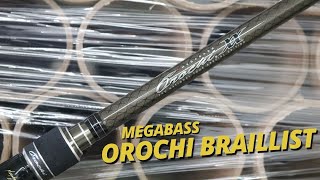 Megabass Orochi XX Braillist Tackle Breakdown [upl. by Nojed]