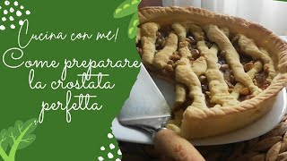 CROSTATA DI MELE E NOCI  RICETTA FACILE [upl. by Shank]