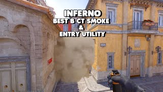 This Inferno CS2 CT Smoke is overpowered B Execute Utility counterstrike2 cs2 [upl. by Menell]