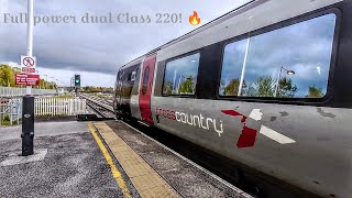 QSK19 Thrash 🥳 Dual Voyagers full throttle departure at Chesterfield  Departure [upl. by Kennan343]