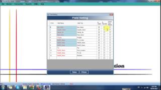 Weighbridge Software Training  Part  6  Field Setting [upl. by Ahsiuqet647]