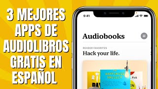 Las 3 MEJORES Apps De Audiolibros GRATIS En Español [upl. by Naivart68]