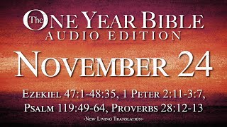 November 24  One Year Bible Audio Edition [upl. by Llieno104]