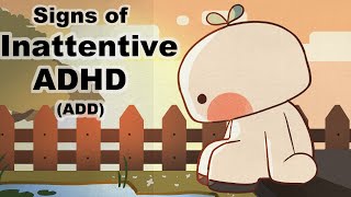 5 Signs of Inattentive ADHD ADD [upl. by Colston]