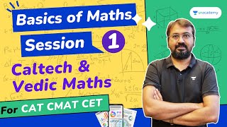 Basics of Maths  Session 1  Caltech and Vedic Maths CAT 23 CMAT  Ronak Shah [upl. by Adnaw994]