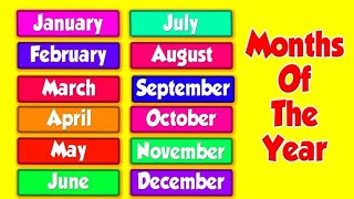 12 month of the year songmonths namemonths of the year songmonth of the year [upl. by Edwina]