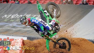 Wildest moments from the 2020 Supercross season so far  Motorsports on NBC [upl. by Taylor346]