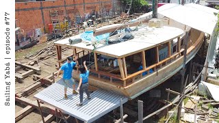 Making a big wooden sailboat even bigger — Sailing Yabá 77 [upl. by Kendal]