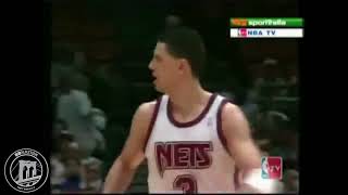 Remembering Drazen Petrovic Careerhigh 44 points against Hakeem Olajuwon amp the Houston Rockets [upl. by Lucey]