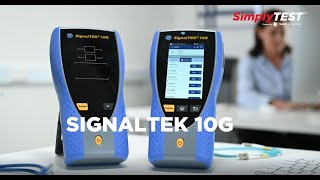 SimplyTEST SignalTEK 10G PRO with Fiber and Network Testing [upl. by Faden]