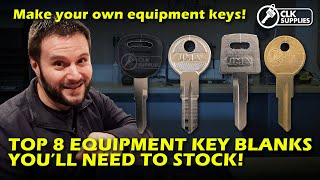 Top 8 Essential Equipment Key Blanks [upl. by Fonville]