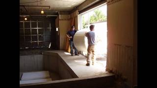 Professional Hydrotherapy Pool Installation  part 1 [upl. by Aryc956]