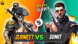 Gurmeet VS Sumit  How To Win 1v1 Custom In Free Fire With Pro Player😱  Rai Fire Indian [upl. by Ailefo]