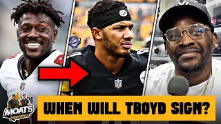 Is Antonio Brown Right About The Pittsburgh Steelers amp Tyler Boyd Contract Situation [upl. by Decrem947]