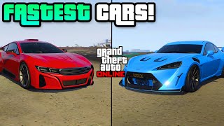 TOP 5 FASTEST CARS IN GTA 5 ONLINE Updated 2024 [upl. by Erskine]