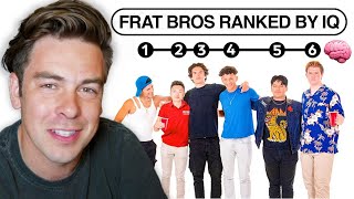 Ranking Frat Stars by IQ [upl. by Esoryram]