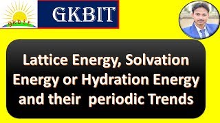 Lattice and Hydration Energy  Solubility of ionic compound  JEENEET  in Hindi [upl. by Ilojne]