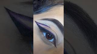 Easy eyeliner makeup 😍graphiceyeliner eyeliner eyelinermakeup shortvideo youtubeshorts beauty [upl. by Vins]