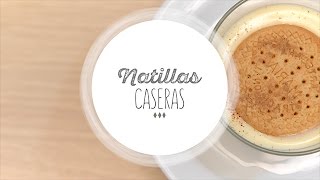 Cómo hacer natillas de leche caseras  Recetas fáciles [upl. by Randa]