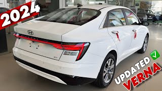 ✅️ UPDATED HYUNDAI VERNA New Model  Verna 2024 Sx Variant Review [upl. by Drofniw]